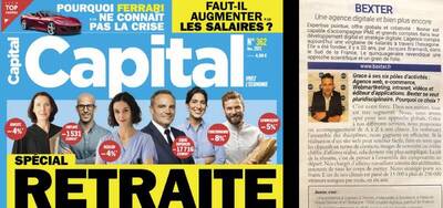  Agence digitale Bexter vue par le magazine Capital 