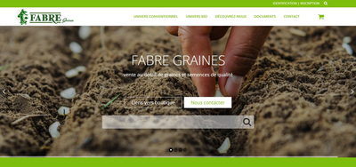 Cration site internet Toulon | Fabre Graines