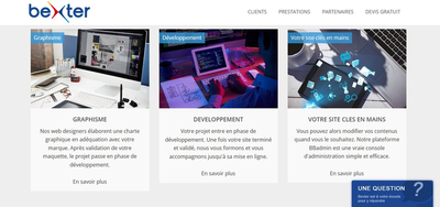 Agence Web Nice | Refonte de site web chez Bexter