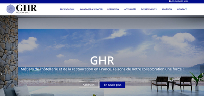 Cration site internet Nice : GHR Rgion Sud