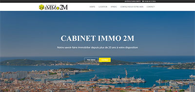 Ralisation Site Web et Rfrencement :  Immo 2M 