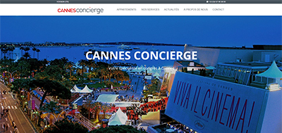 Ralisation Site Web et Rfrencement :  Cannes Concierge