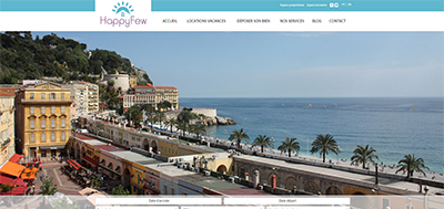 Refonte nice - Cration site immobilier nice (Happy Few)