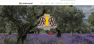 Ralisation Site Web et Rfrencement : Immobilire Roy Ren