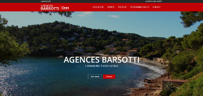 Ralisation Site Web et Rfrencement : Agences Barsotti