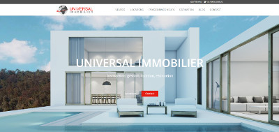 Ralisation Site Web et Rfrencement  : Universal Immobilier