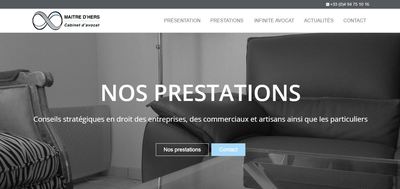 Ralisation Site Web et Rfrencement  :  Cabinet D'Hers