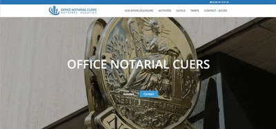 Ralisation Site Web et Rfrencement : Office notarial de Cuers, l'expert du droit