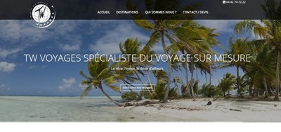 Ralisation Site Web et Rfrencement  : TW VOYAGES