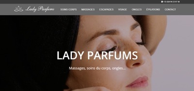 Ralisation Site Web & Web Marketing Bexter : Lady Parfums