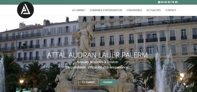 Ralisation Site Web & Web Marketing  Toulon : Cabinet d'Avocats AALP !