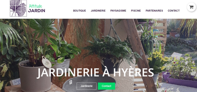 Ralisation Bexter Site Web & Rfrencement : Attitude Jardin.