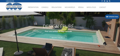 Ralisation Bexter Site Web & Rfrencement : PISCINES PROVENCE POLYESTER.