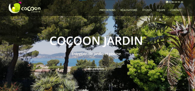 Ralisation Bexter Site Web & Rfrencement : COCOON JARDIN.