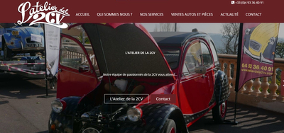 Ralisation Bexter Site Web & Rfrencement : L'atelier 2CV.