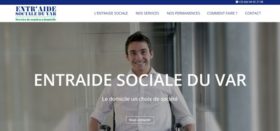 Ralisation Bexter Site Web & Rfrencement : ENTR'AIDE SOCIALE DU VAR.